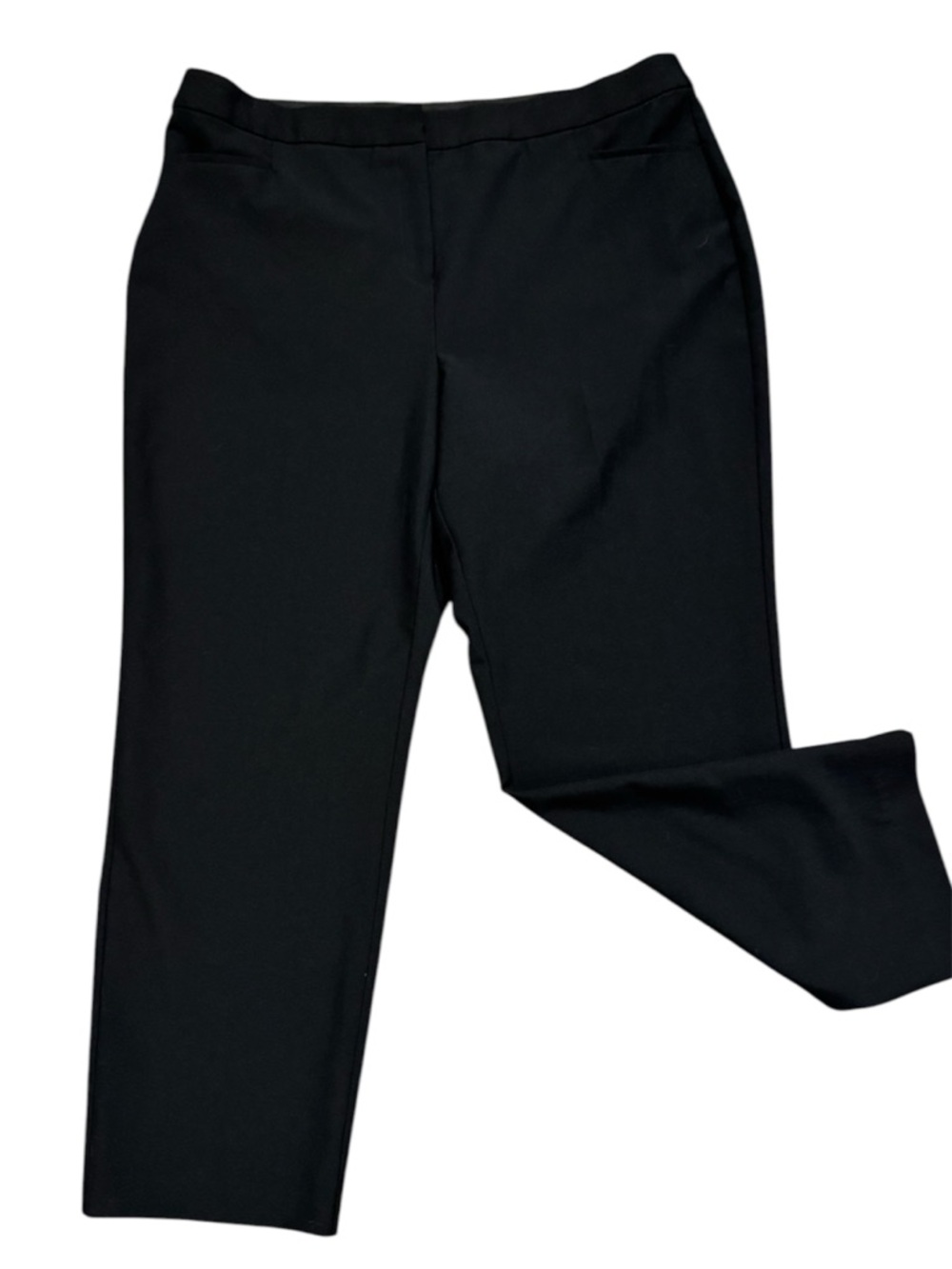 INC International Concepts Black Straight-Leg Women's Pants